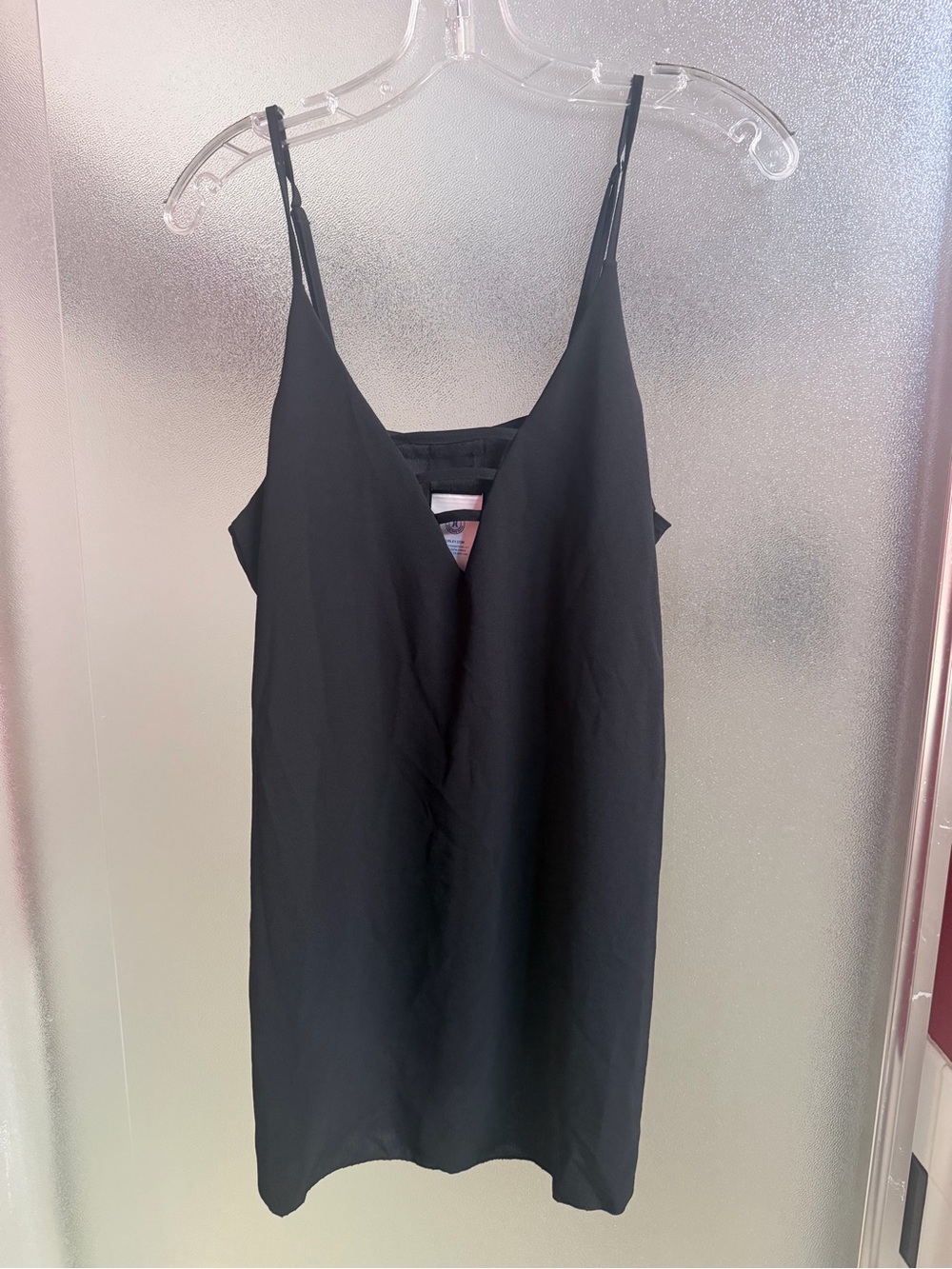 HURLEY BLACK CAMISOLE V NECK TUNIC SIZE MEDIUM